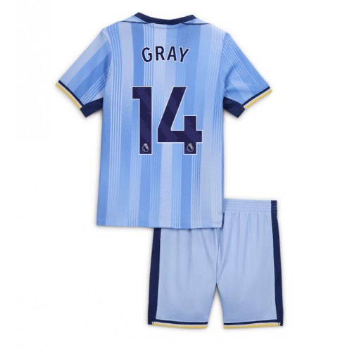 Dres Tottenham Hotspur Archie Gray #14 Gostujuci za djecu 2024-25 Kratak Rukav (+ kratke hlače)